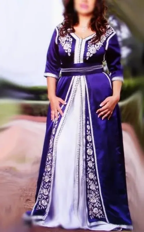 Picture of Radhe Designer Multicolor Georgette Kaftan Dress for Women - F8138