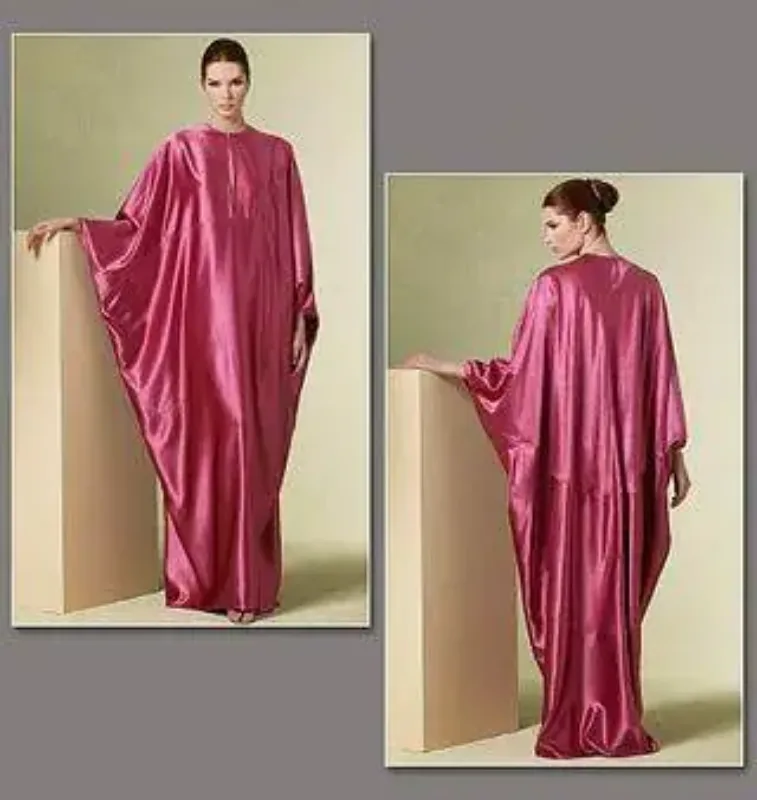 Picture of Radhe Designer White Georgette Kaftan Dress for Women - F10683