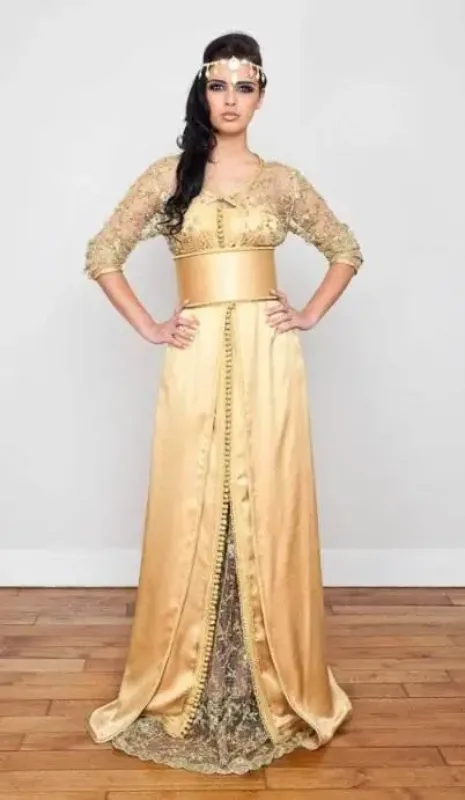 Picture of Radhe Designer Multicolor Georgette Kaftan Dress for Women - F6664