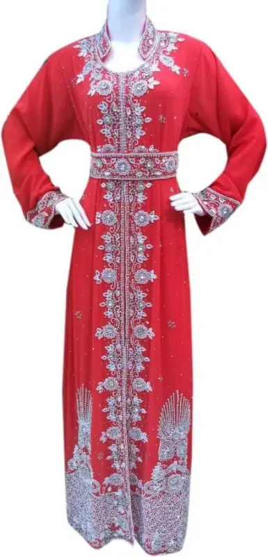 Picture of Radhe Designer Black Georgette Kaftan Dress for Women - F1834