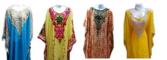 Picture of kyle&jane modest maxi gown design% cotton baju kurung a