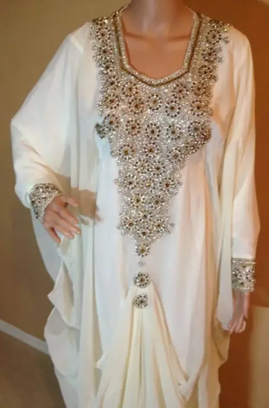 Picture of Radhe Designer Multicolor Georgette Kaftan Dress for Women - F8011