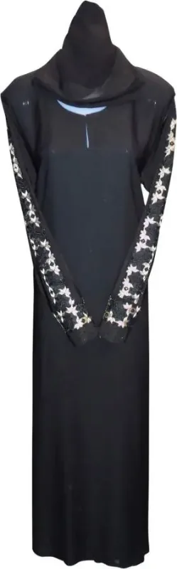 Picture of Blue Georgette Kaftan Dress for Women - Look 8961