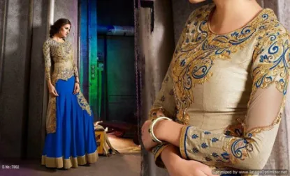Picture of wear pakistani sari indian modest maxi gown designer sa