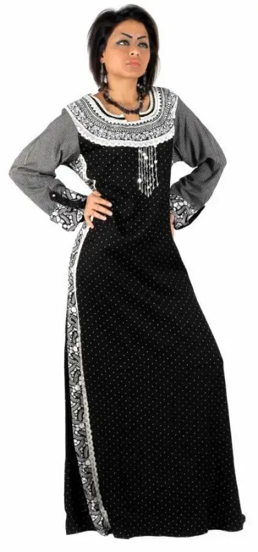 Picture of Radhe Designer Purple Georgette Kaftan Dress for Women - F5487