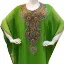 Picture of Yellow Georgette Kaftan Dress for Women - Look 9028
