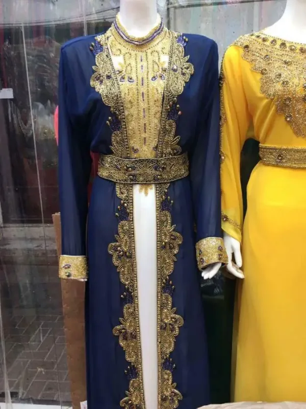 Picture of Radhe Designer Purple Georgette Kaftan Dress for Women - F1809