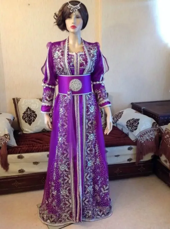 Picture of Radhe Designer Multicolor Georgette Kaftan Dress for Women - F10040