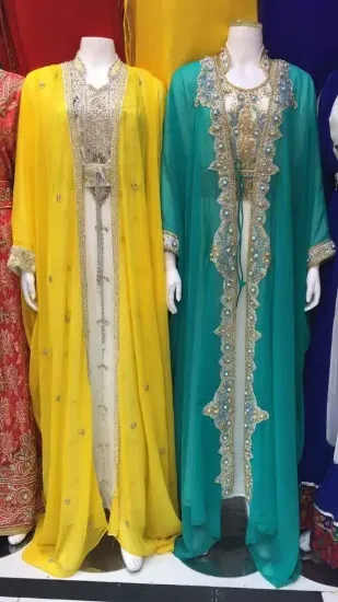 Picture of latest dubai farasha party dress evening gown jilbab j,