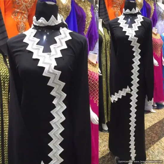 Picture of latest fashion of crystal kaftan,abaya,jilbab,kaftan d 