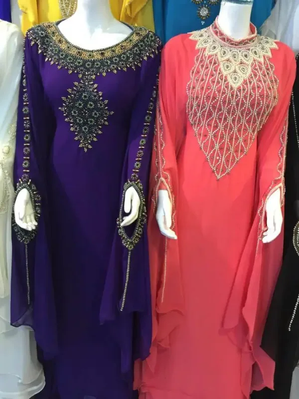 Picture of Radhe Designer Multicolor Georgette Kaftan Dress for Women - F1432