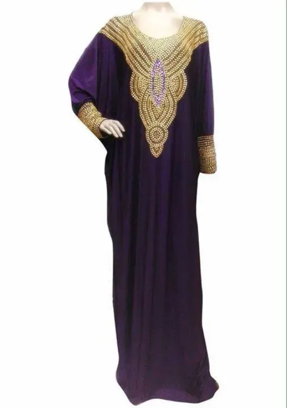 Picture of Radhe Designer Multicolor Georgette Kaftan Dress for Women - F10193