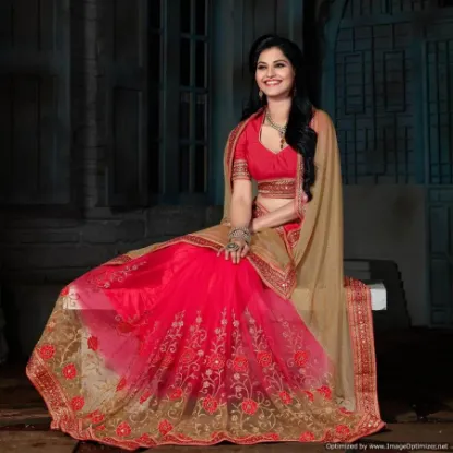 Picture of bollywood indian designer party wear wedding rajsthani,