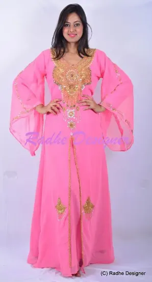 Picture of Latest Moroccan Party Wear Wedding Gown Costume For Kuw