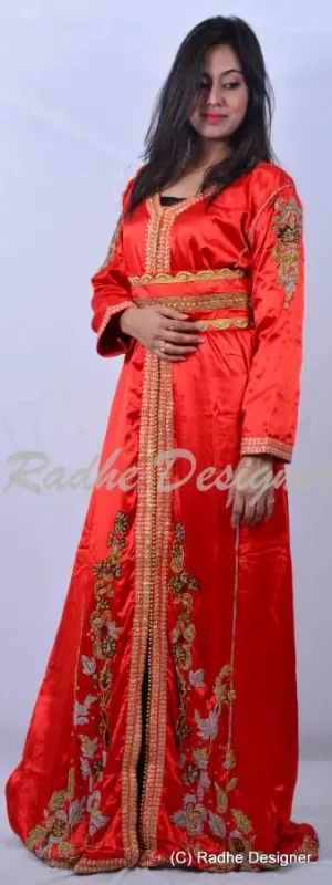 Picture of Radhe Designer Black Georgette Kaftan Dress for Women - Y853