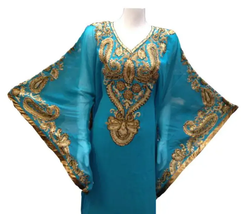 Picture of Radhe Designer Multicolor Georgette Kaftan Dress for Women - F8194