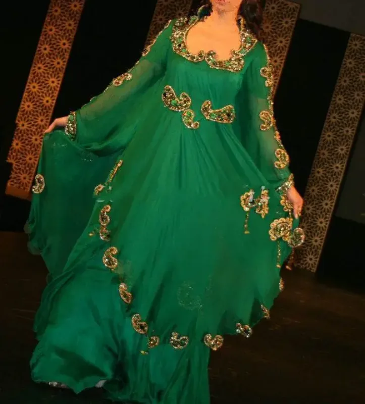 Picture of Radhe Designer Multicolor Georgette Kaftan Dress for Women - F10551