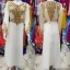Picture of White Georgette Kaftan Dress for Women - Look 9106