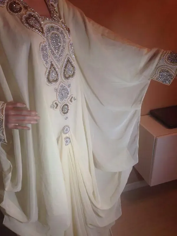 Picture of Radhe Designer Multicolor Georgette Kaftan Dress for Women - F8016