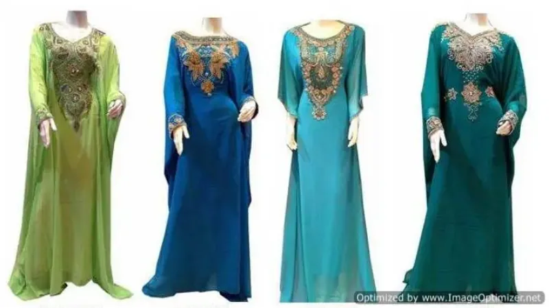Picture of Radhe Designer Purple Georgette Kaftan Dress for Women - F6381