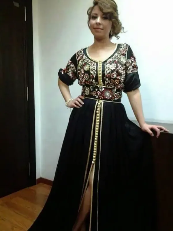 Picture of Radhe Designer Multicolor Georgette Kaftan Dress for Women - F10285