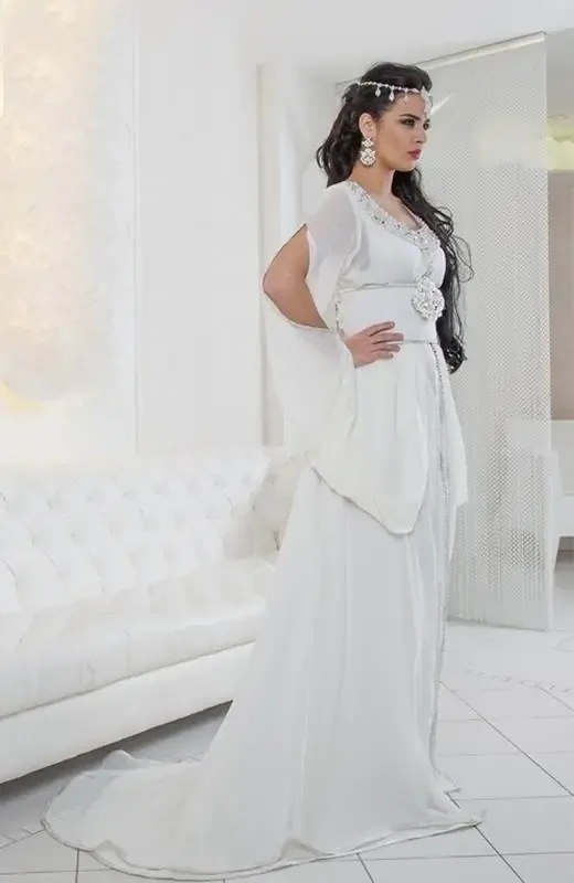 Picture of Radhe Designer Blue Georgette Kaftan Dress for Women - F10333