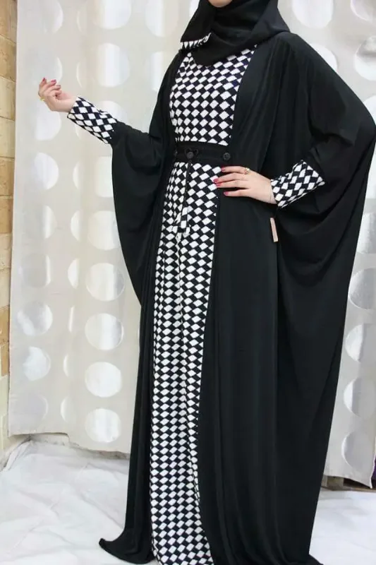 Picture of Radhe Designer Multicolor Georgette Kaftan Dress for Women - F1384