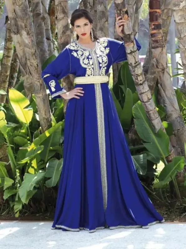Picture of Radhe Designer Multicolor Georgette Kaftan Dress for Women - F5791