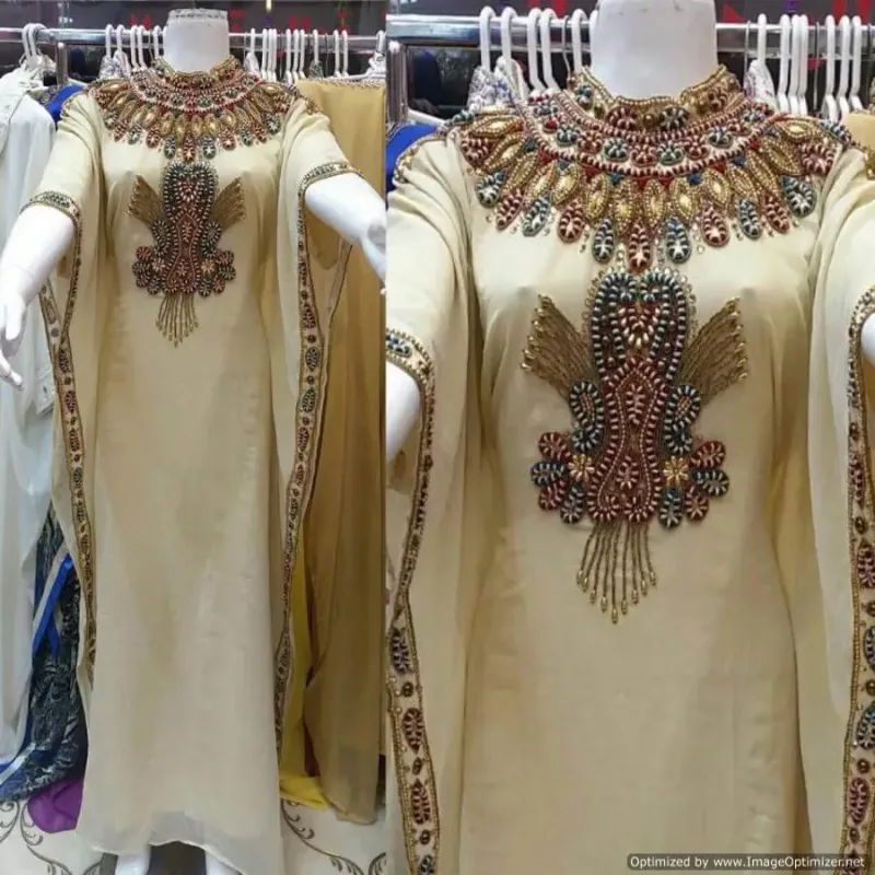 Picture of Radhe Designer Blue Georgette Kaftan Dress for Women - F2559