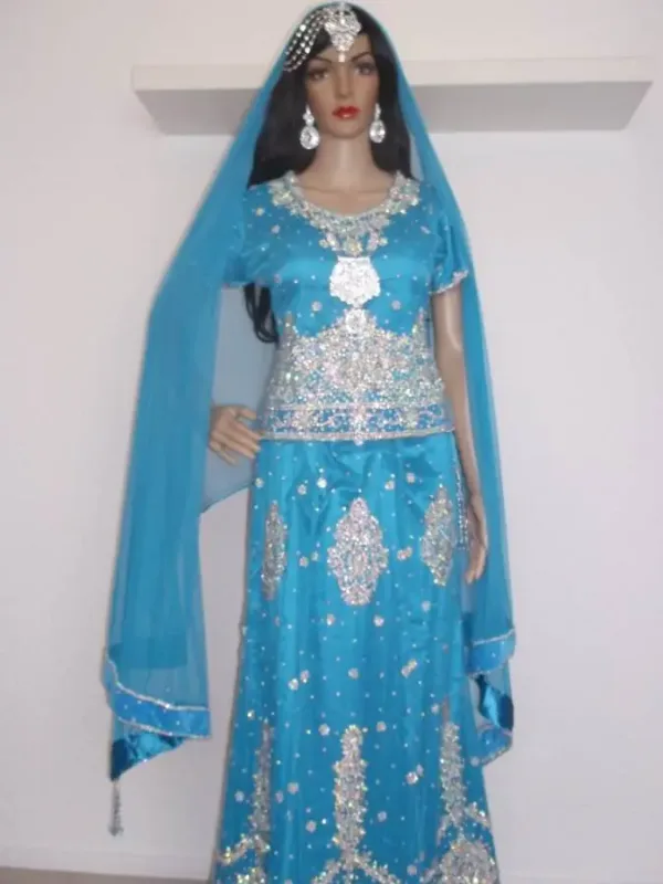 Picture of Pink Cotton Kaftan Dress for Women - Look 9209