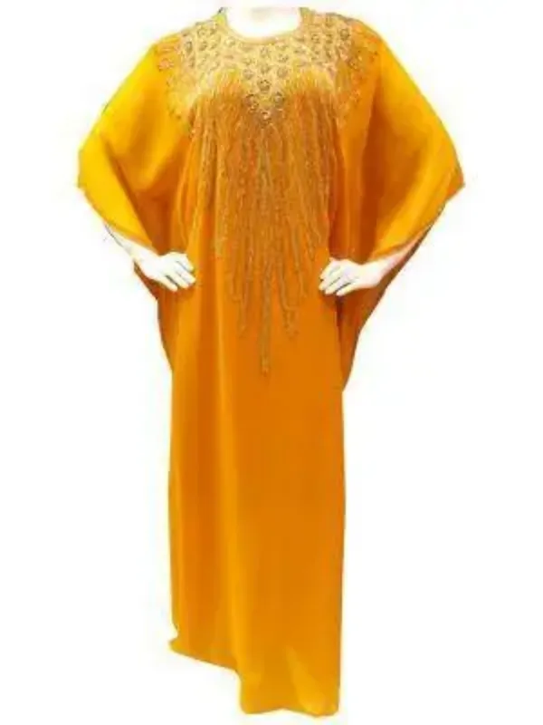 Picture of Radhe Designer Multicolor Georgette Kaftan Dress for Women - F9204