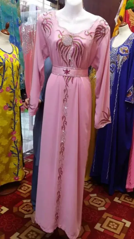 Picture of Radhe Designer Purple Georgette Kaftan Dress for Women - F3351