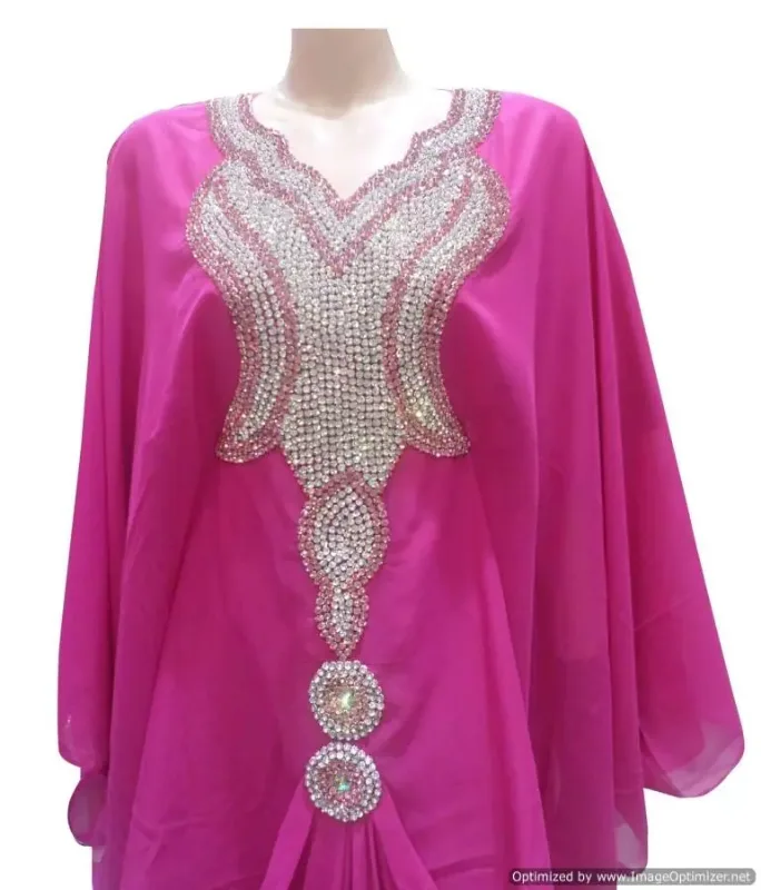 Picture of Radhe Designer Multicolor Georgette Kaftan Dress for Women - F4745