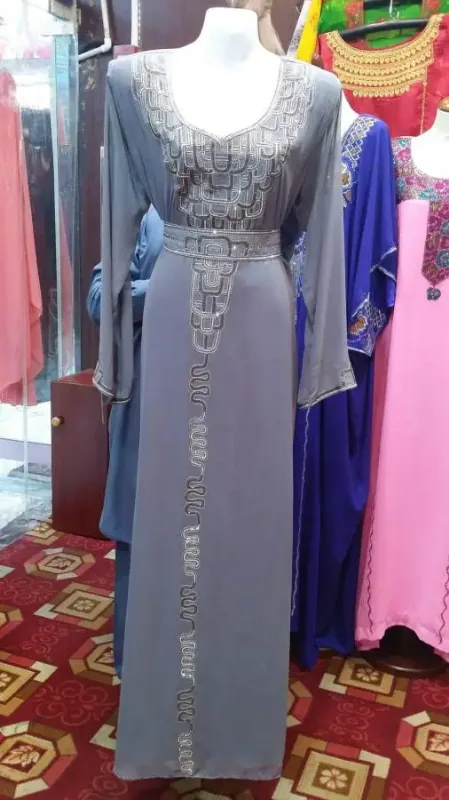 Picture of Radhe Designer Multicolor Georgette Kaftan Dress for Women - F3356