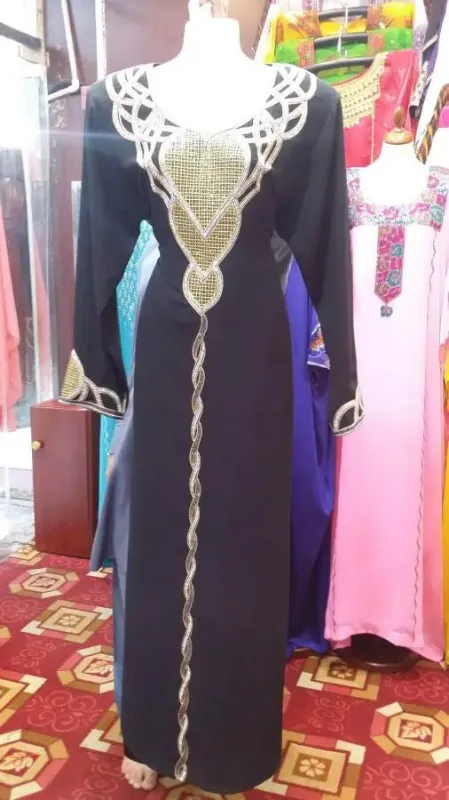 Picture of Radhe Designer Multicolor Georgette Kaftan Dress for Women - F3354