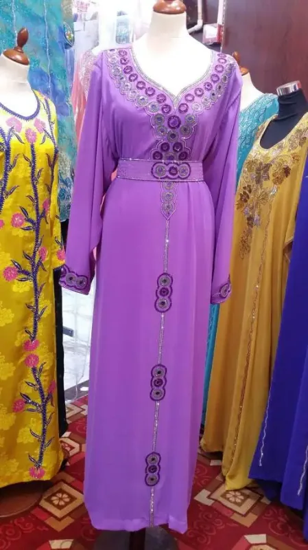Picture of Radhe Designer Multicolor Georgette Kaftan Dress for Women - F3350