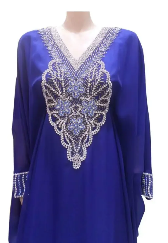 Picture of Radhe Designer Multicolor Georgette Kaftan Dress for Women - F4747