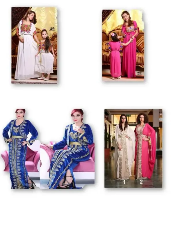 Picture of Radhe Designer Purple Georgette Kaftan Dress for Women - F5891