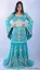 Picture of machine embroidery tunic kaftan dress warm cotton line 
