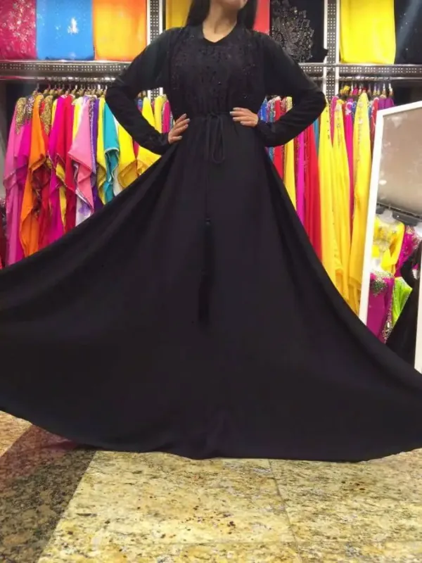 Picture of Radhe Designer Multicolor Georgette Kaftan Dress for Women - F1515