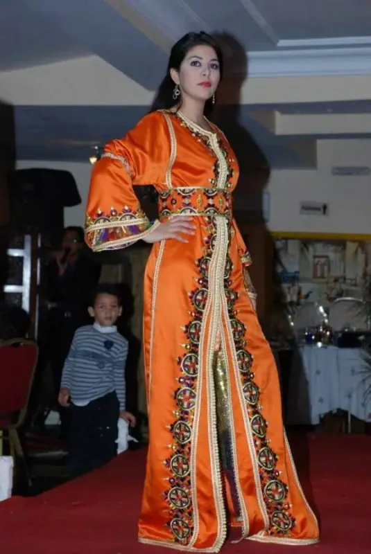 Picture of Radhe Designer Multicolor Georgette Kaftan Dress for Women - F10159