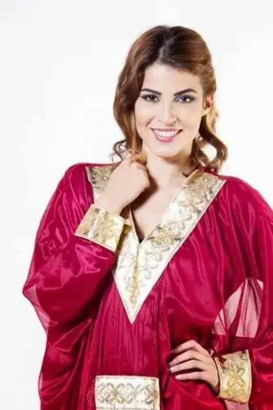 Picture of Multi Color Georgette Kaftan Dress for Women - Look 9278
