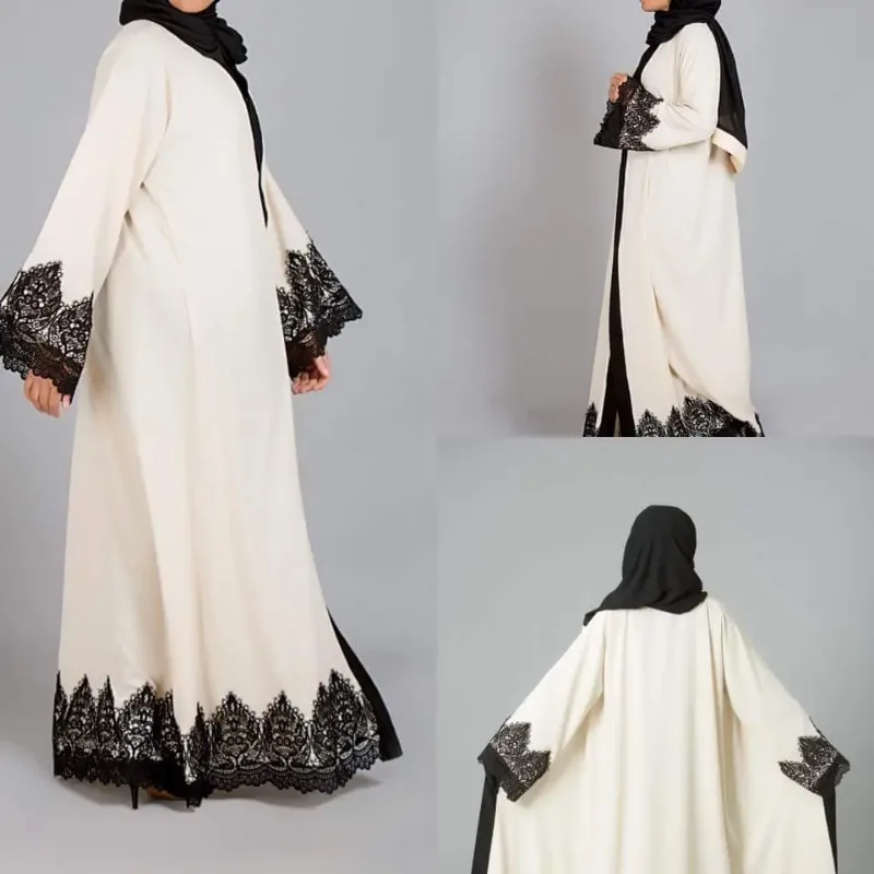 Picture of Radhe Designer Black Georgette Kaftan Dress for Women - F2288