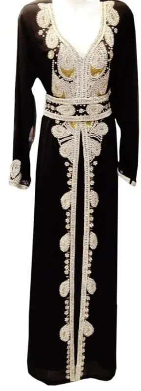 Picture of Radhe Designer Blue Georgette Kaftan Dress for Women - F2610