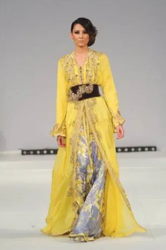 Picture of Radhe Designer Multicolor Georgette Kaftan Dress for Women - F8478