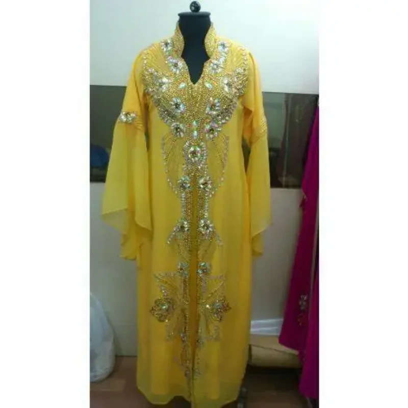 Picture of Radhe Designer Purple Georgette Kaftan Dress for Women - F9533