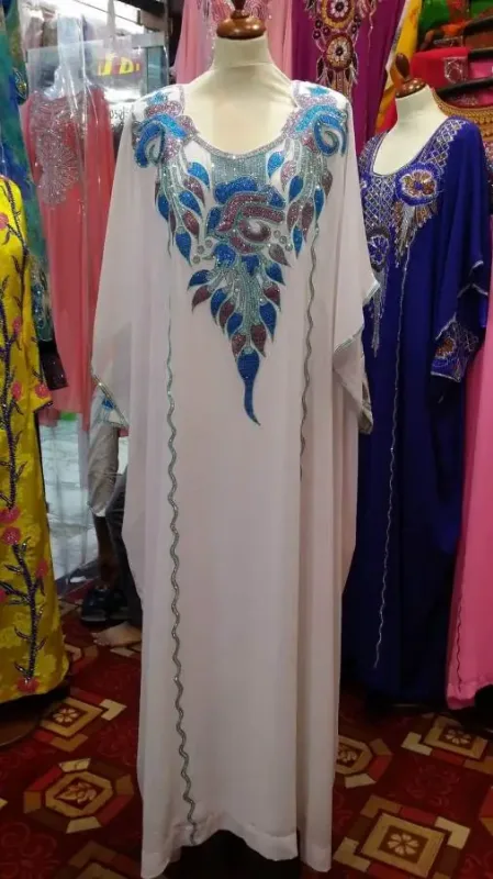 Picture of Radhe Designer Multicolor Georgette Kaftan Dress for Women - F3367
