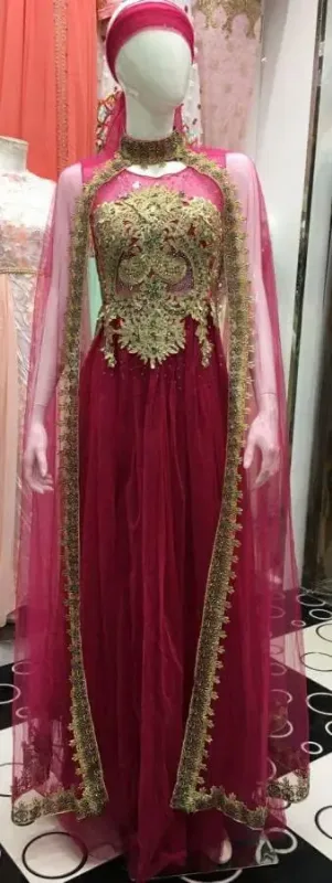 Picture of Radhe Designer Multicolor Georgette Kaftan Dress for Women - F9655