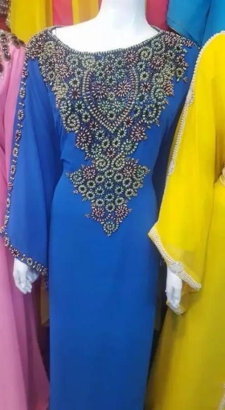 Picture of Radhe Designer Purple Georgette Kaftan Dress for Women - F1377