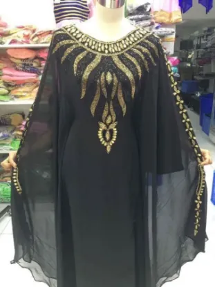 Picture of modern dubai bridal party wear design fancy arabian pa,